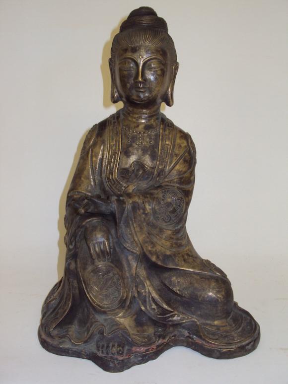 Bonhams : A bronze Buddha