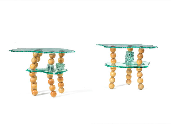 Bonhams : Danny Lane Pair of Fakir's Coffee Tables designed and ...