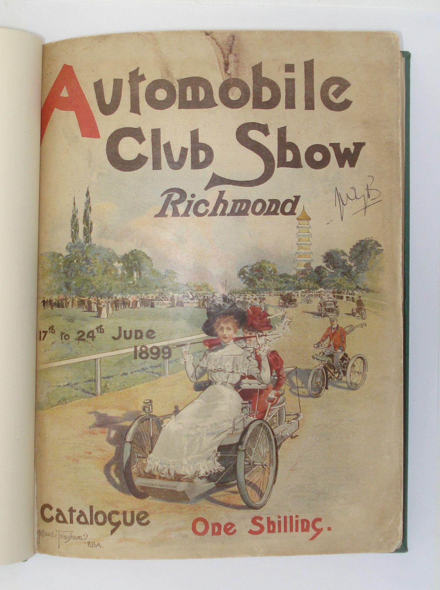 Bonhams Cars : An 1899 Richmond Automobile Club Show catalogue,