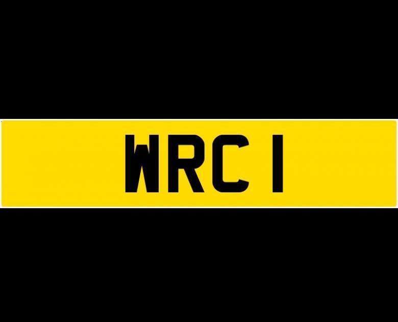 Bonhams Cars : Registration number 'WRC 1',