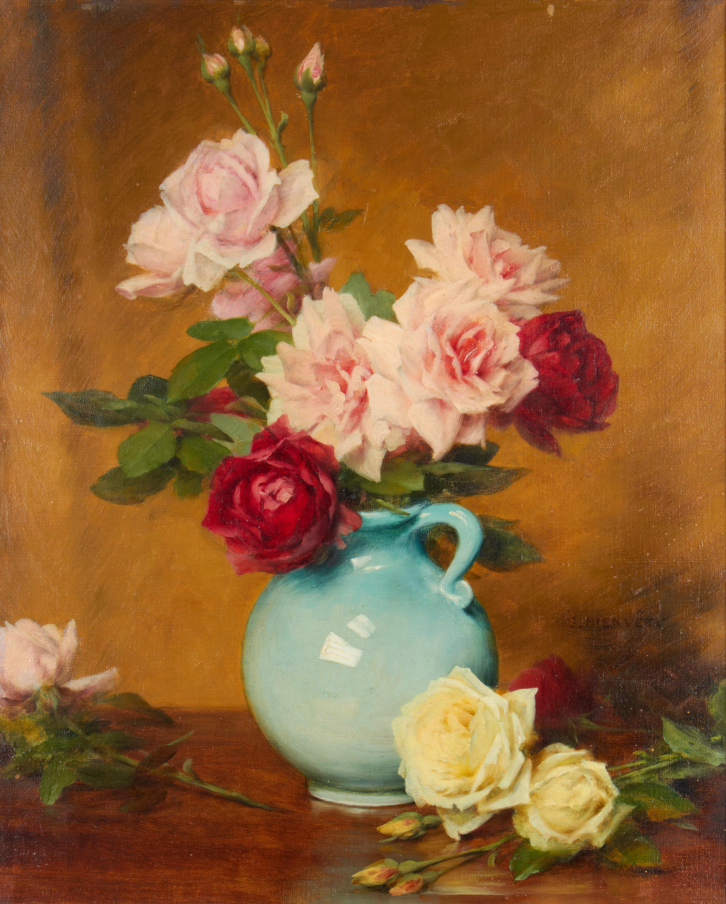 Картина ваза. Gustave Bienvetu. Gustave Bienvetu картины. Gustave bienetu (1875-1914 г.), "розы в саду". Ламберт Джордж цветочный натюрморт.