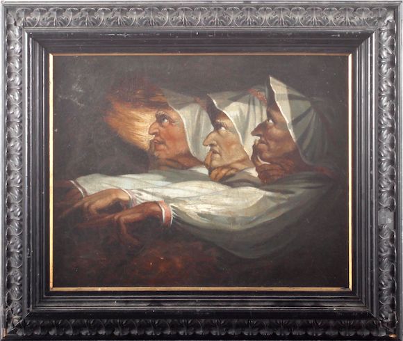Bonhams : After Johann Heinrich Fuseli The weird sisters, from Macbeth