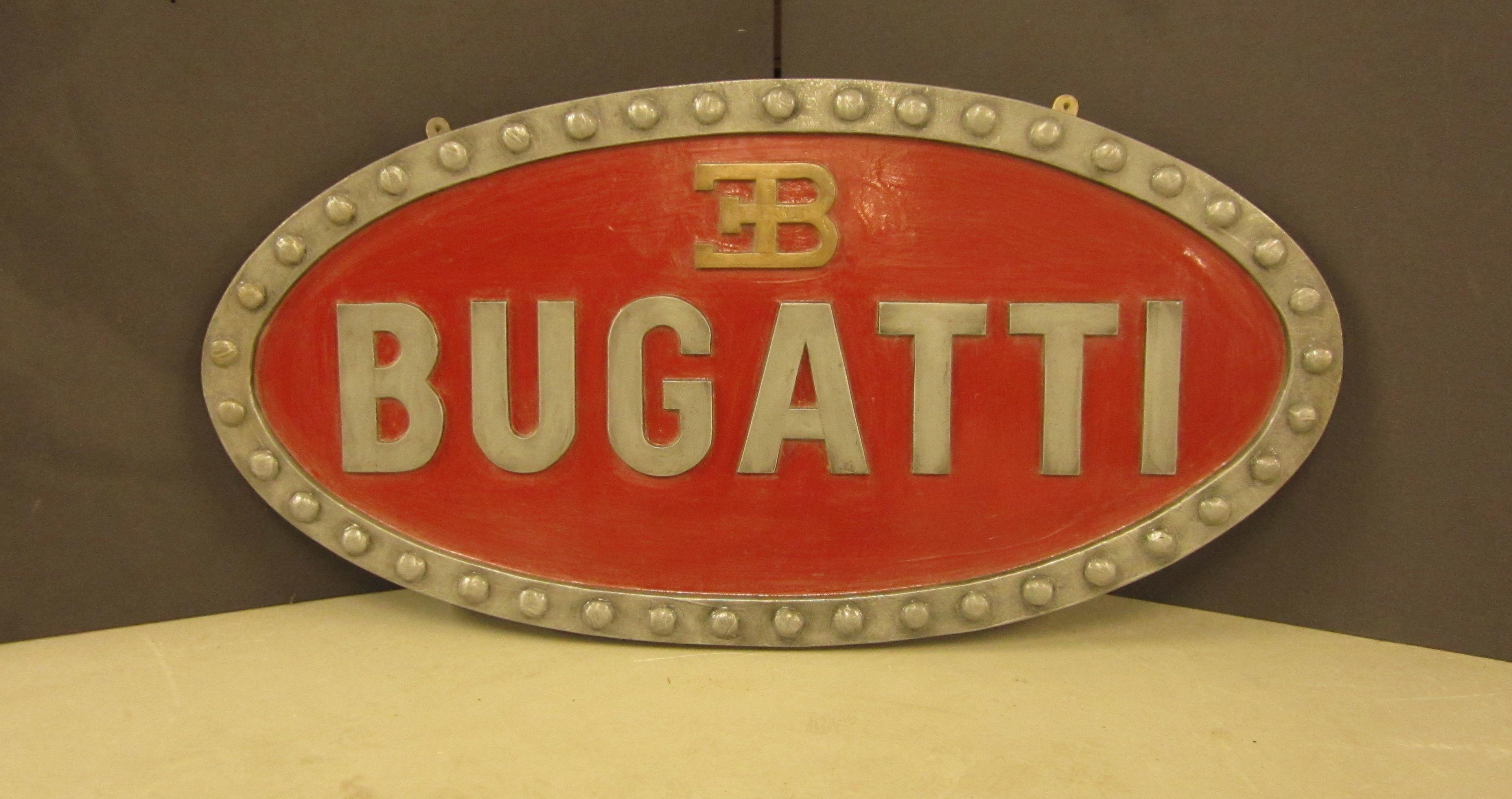 Bonhams Cars : A Bugatti emblem,