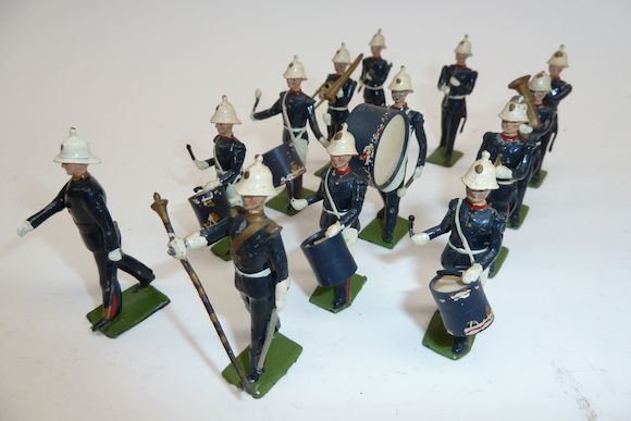 Soldados de Plástico: BRITAINS: BANDA MUSICA ROYAL MARINES