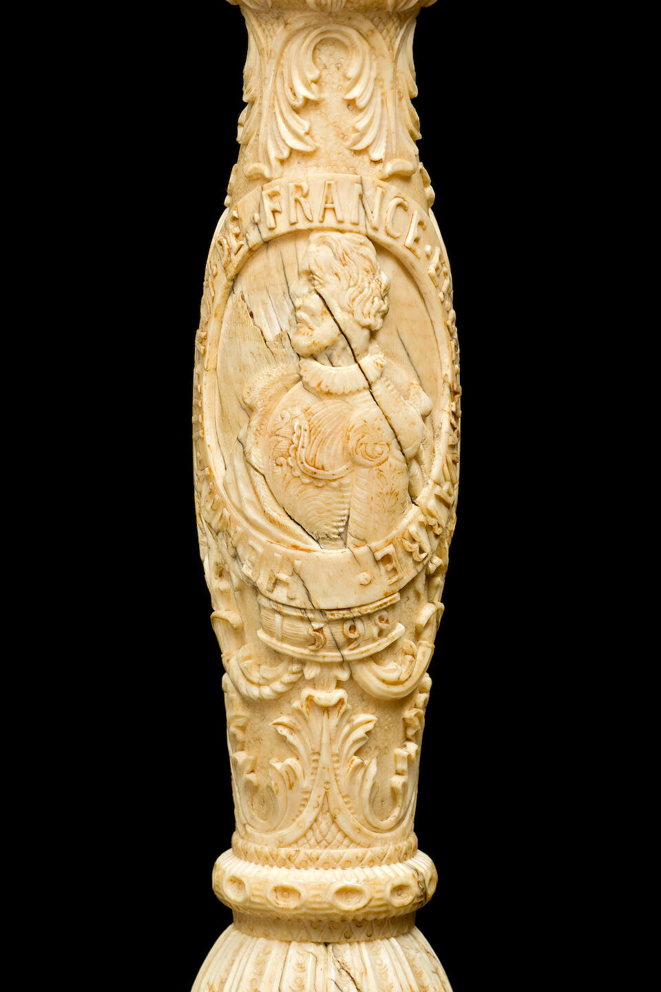 Bonhams An unusual French 18th century carved ivory ceremonial mace