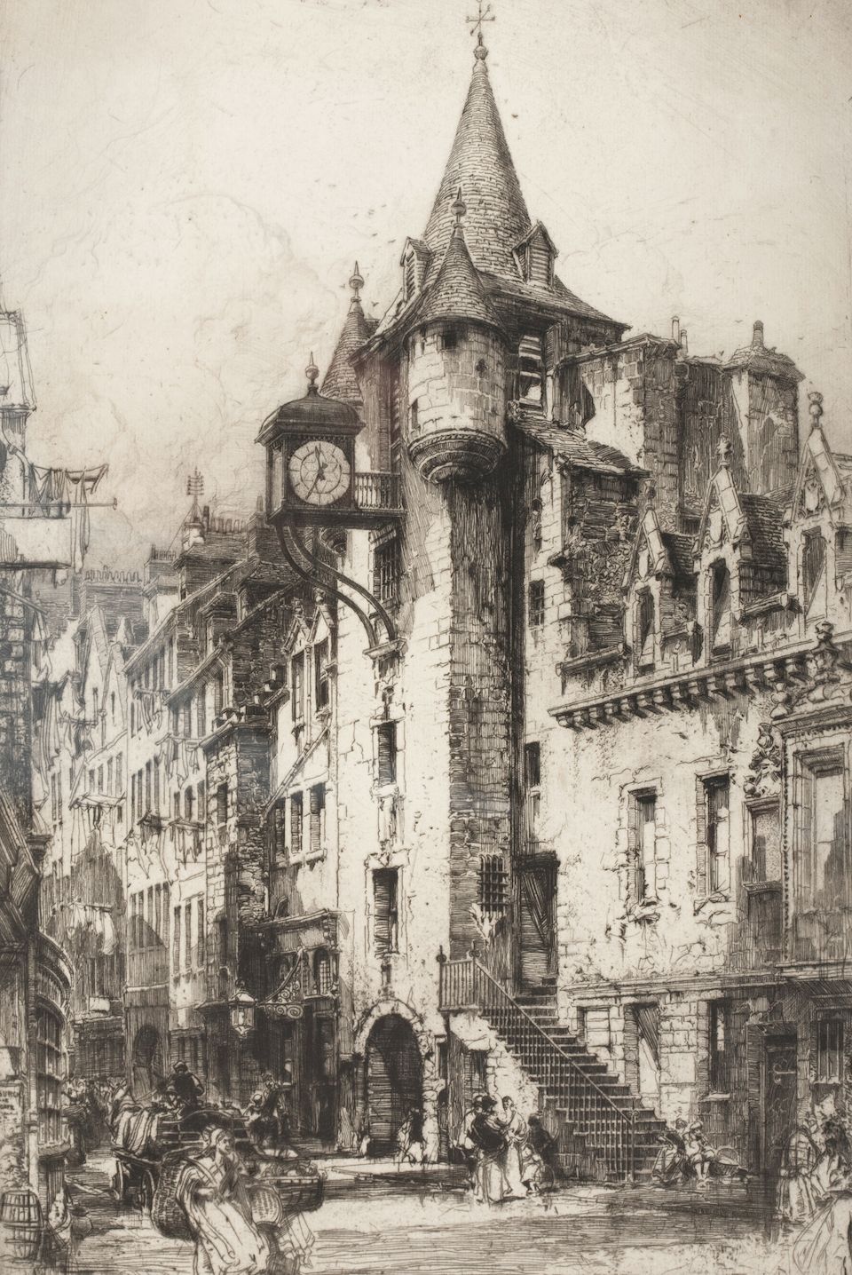 Bonhams Hedley Fitton (British, 18591929) The Tolbooth, Edinburgh,