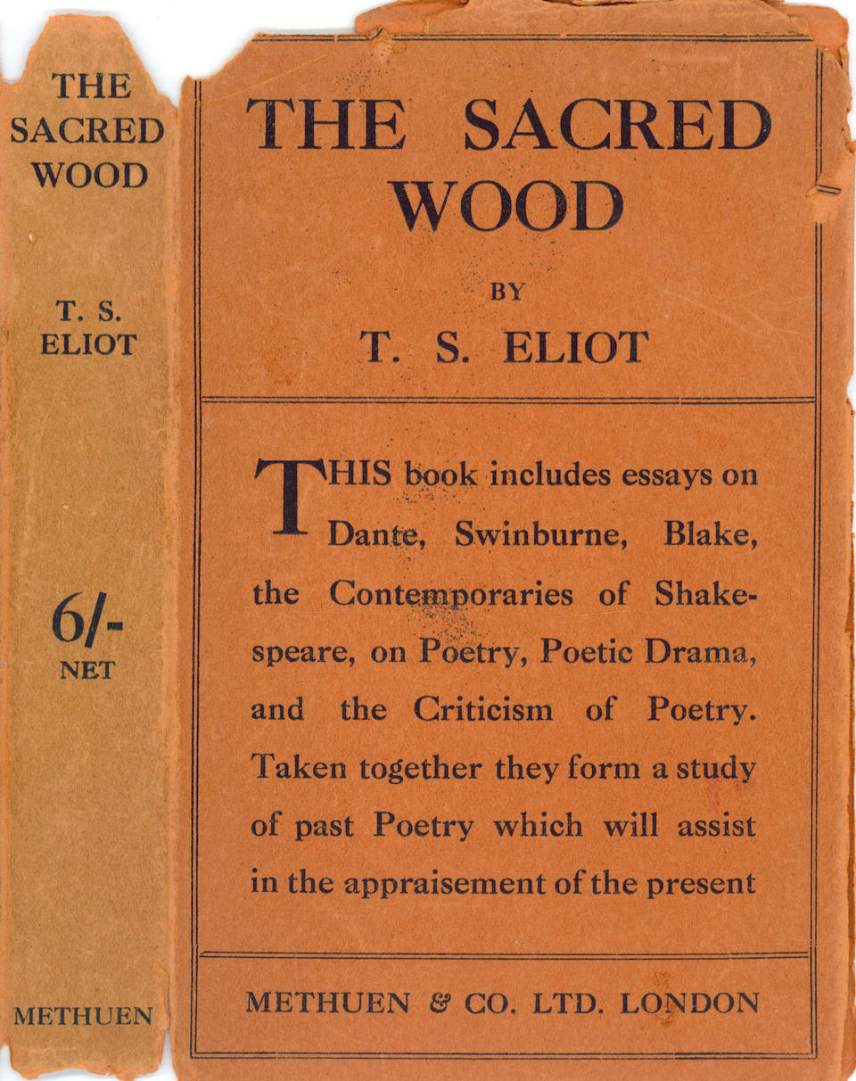 the sacred wood essays on poetry and criticism (1920)