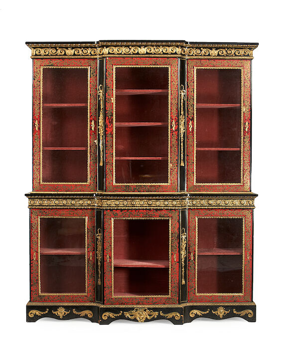 Bonhams : A French late 19th century gilt metal mounted ebony and ...