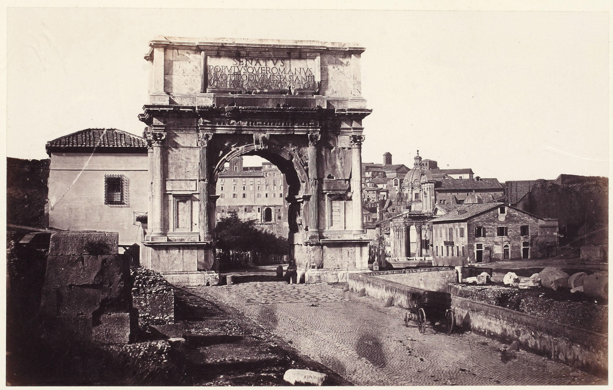 Bonhams : Rome Macpherson (robert Turnbull) Arch Of Titus, C.1858