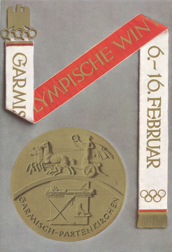 Bonhams Official Report IV. Olympische Winterspiele 1936. Garmisch
