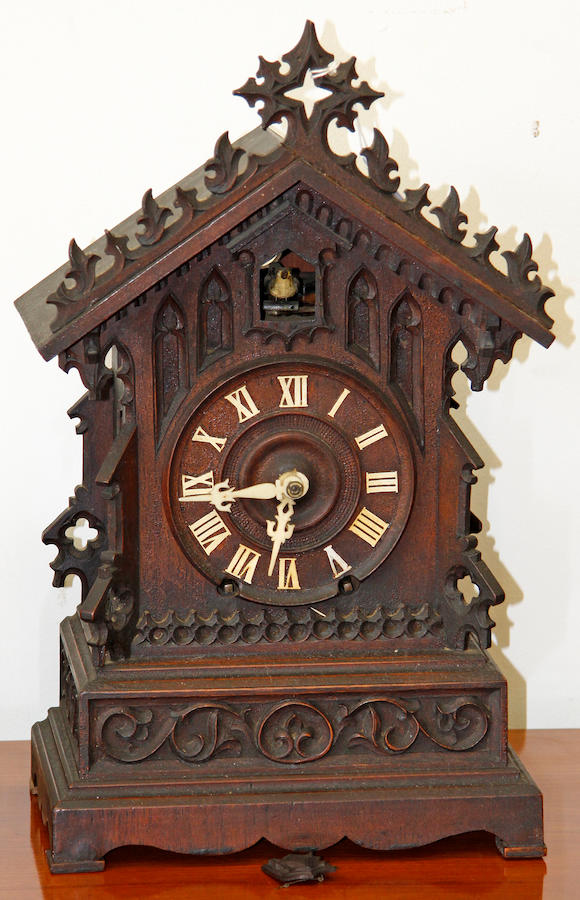 Bonhams : A mid 19th Century Black Forest cuckoo clock attributed to ...