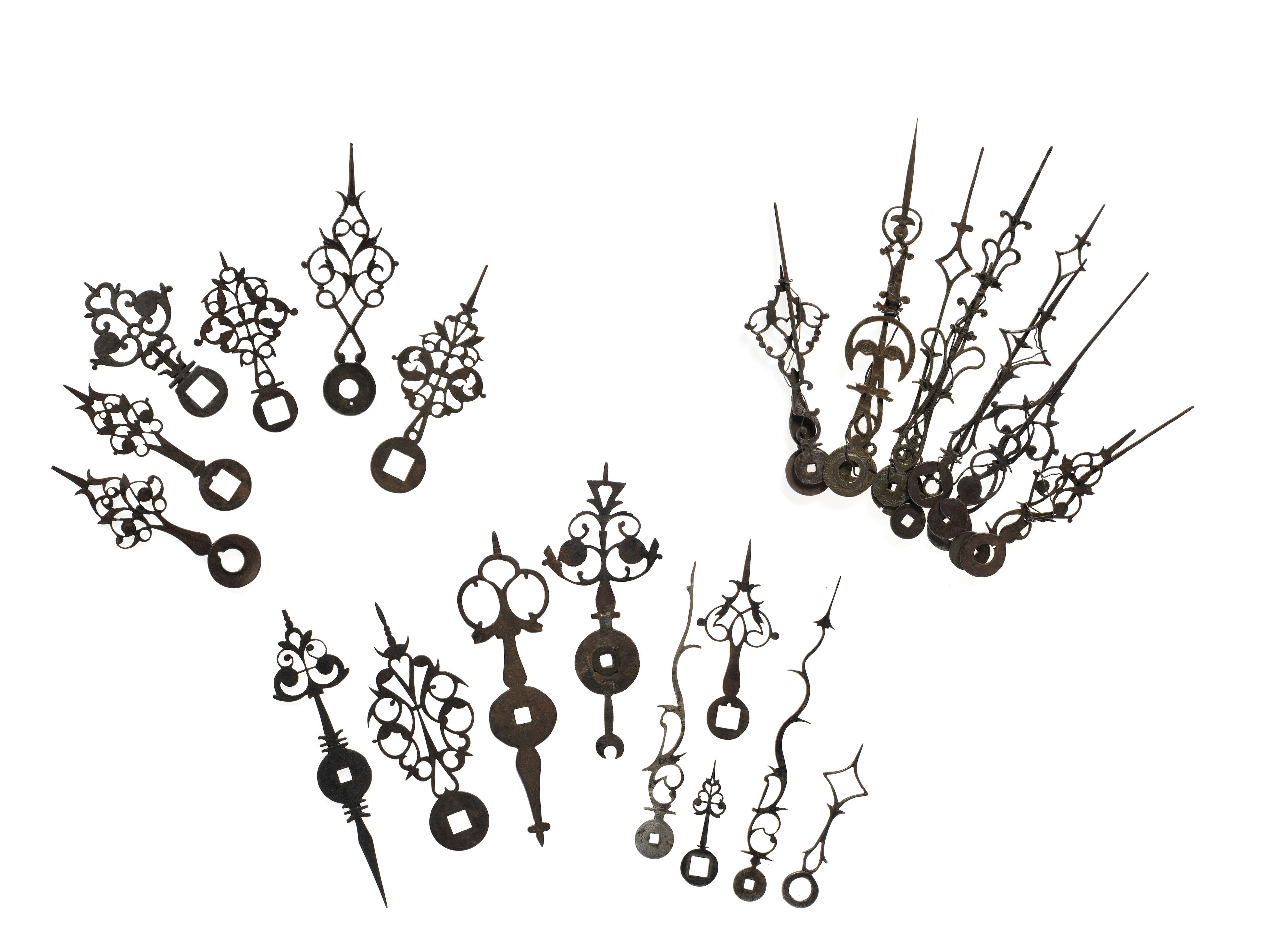 Bonhams A collection of approximately 120 clock hands qtty.