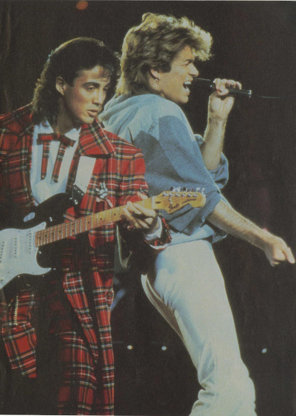 Bonhams Wham A Red Tartan Stage Costume Worn By Andrew Ridgeley