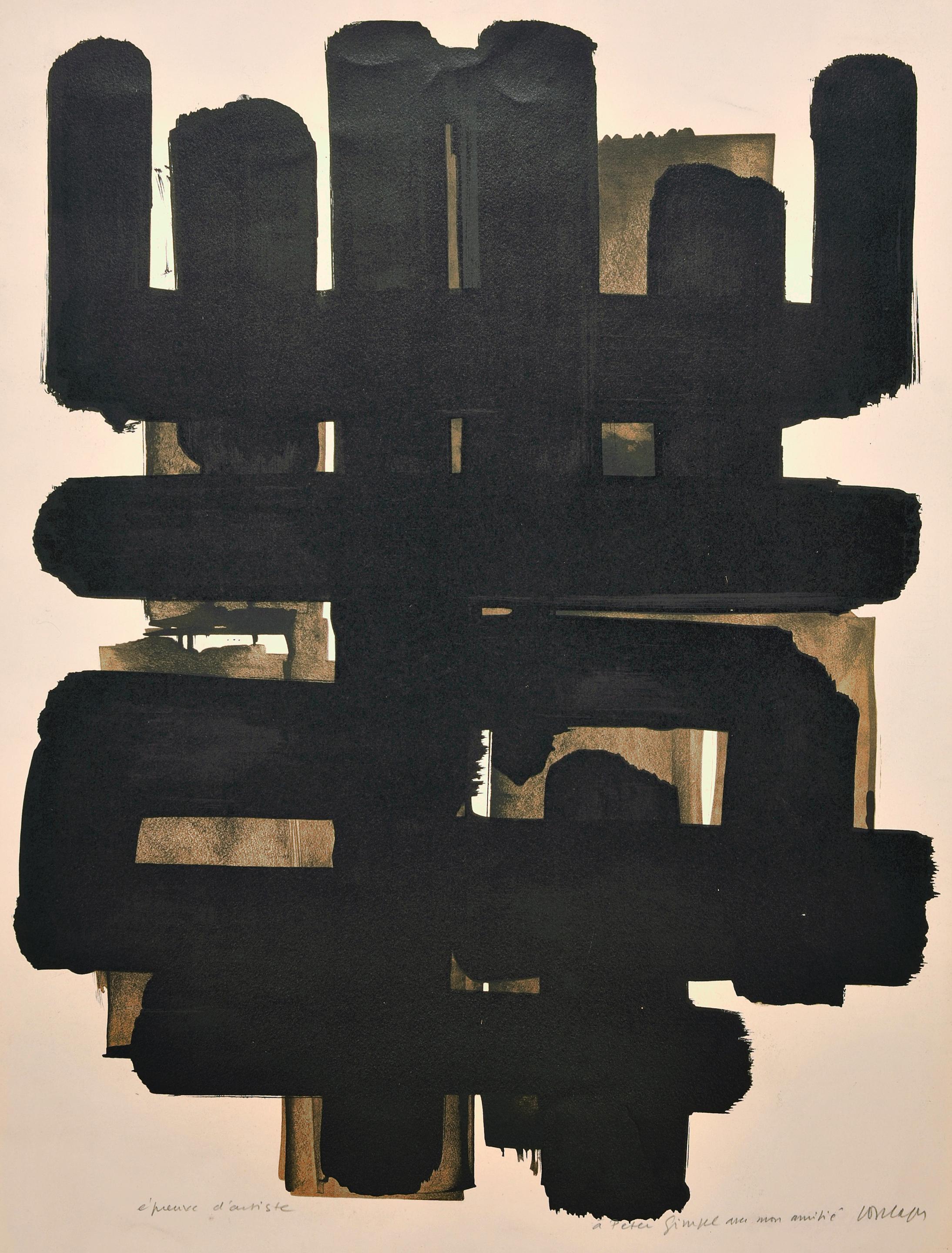 Pierre Soulages (French, born 1919) - auctions & price archive