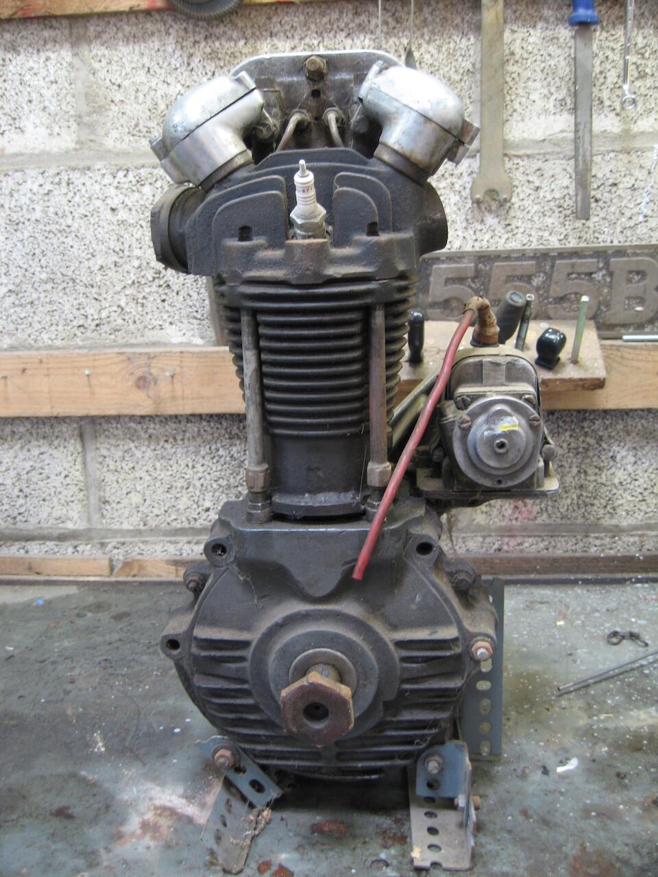 Bonhams A JAP 500cc single speedway engine,