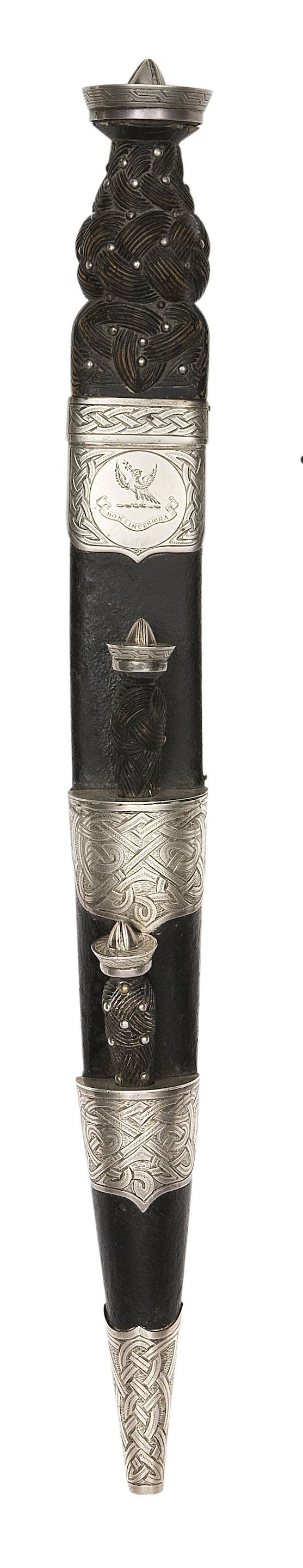 A Scottish Silver-Mounted Dirk