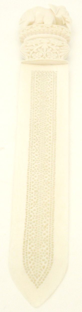 Bonhams : An ivory page turner Indian, late 19th/early 20th century