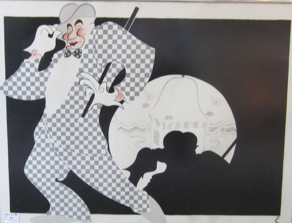 Bonhams : Clive Francis (born 1946): Laurence Olivier as Archie Rice ...