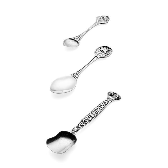 Alexander Ritchie Marks Bonhams : A sugar spoon by Alexander Ritchie of Iona, two marks; AR ...