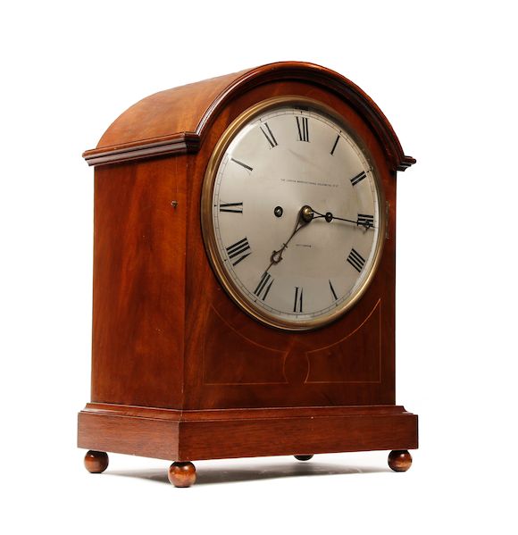 Bonhams An Edwardian mahogany musical mantel clock with repeater London Goldsmiths Co. Nottingham