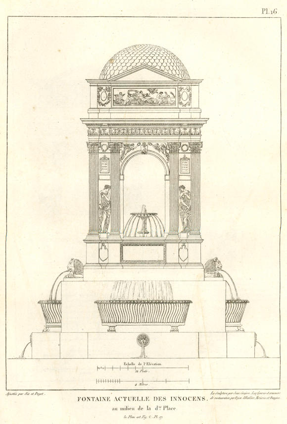 Bonhams : PINEUX-DUVAL (PIERRE AMAURY) Les fontaines de Paris ...