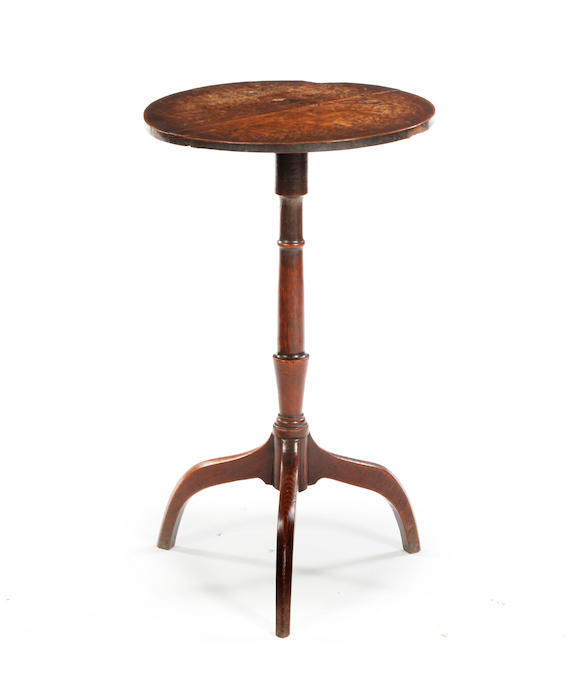 Bonhams : An early 19th century oak wine table