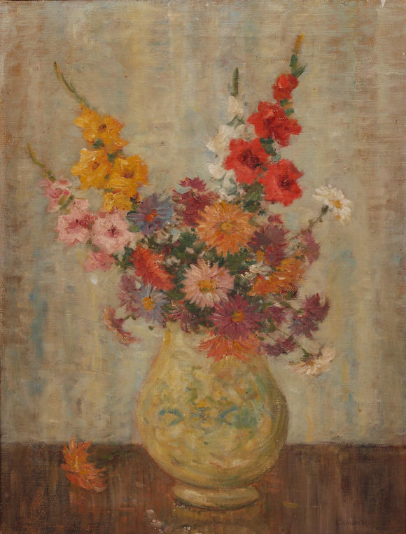 Bonhams : Camille Matisse (French, 20th Century) Still life of summer ...