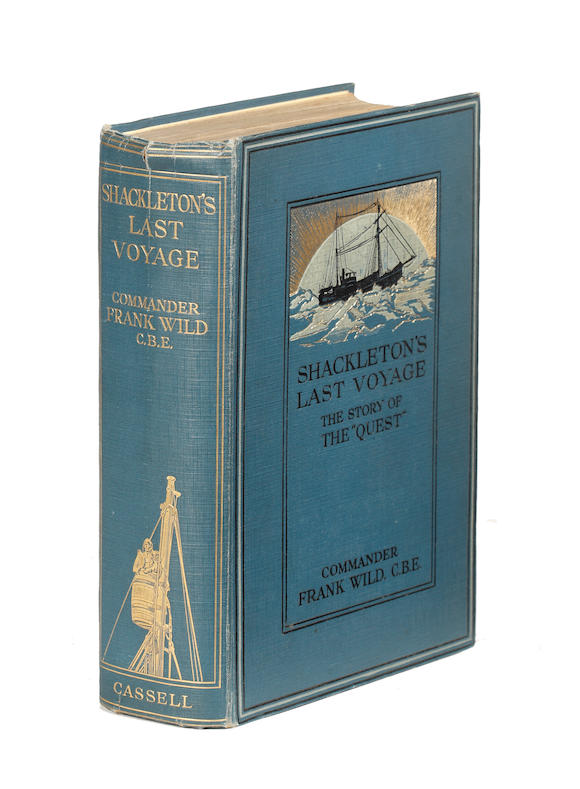 Bonhams : POLAR - WILD (FRANK) Shackleton's Last Voyage. The Story of ...