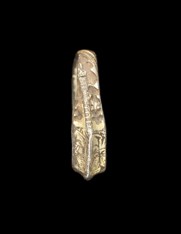 A Post Medieval silver gilt iconographic ring - Bonhams