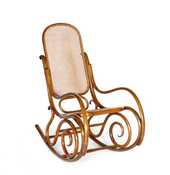 Bonhams : A bentwood rocking chair by Fischer