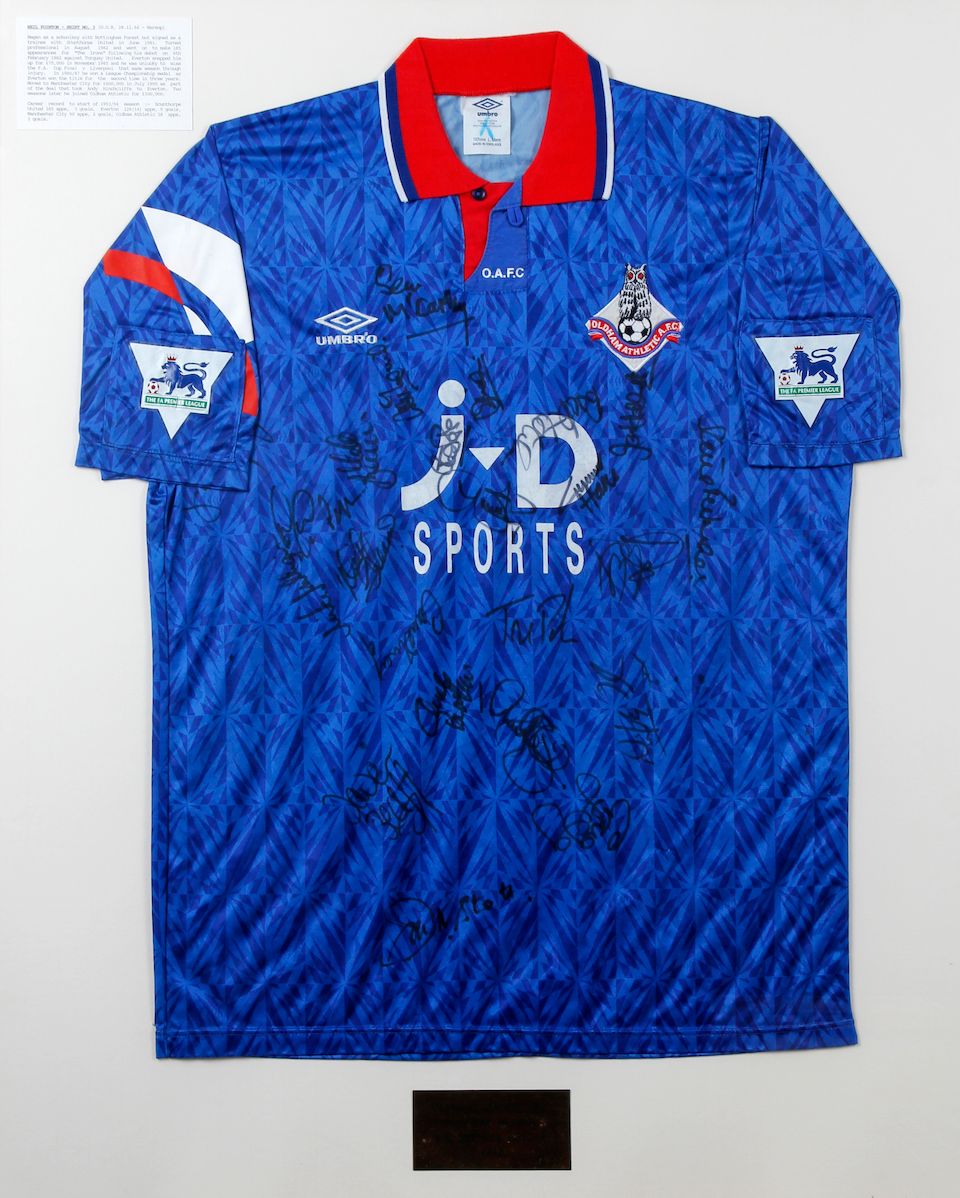 Bonhams A collection of 22 Premier League inaugural season hand