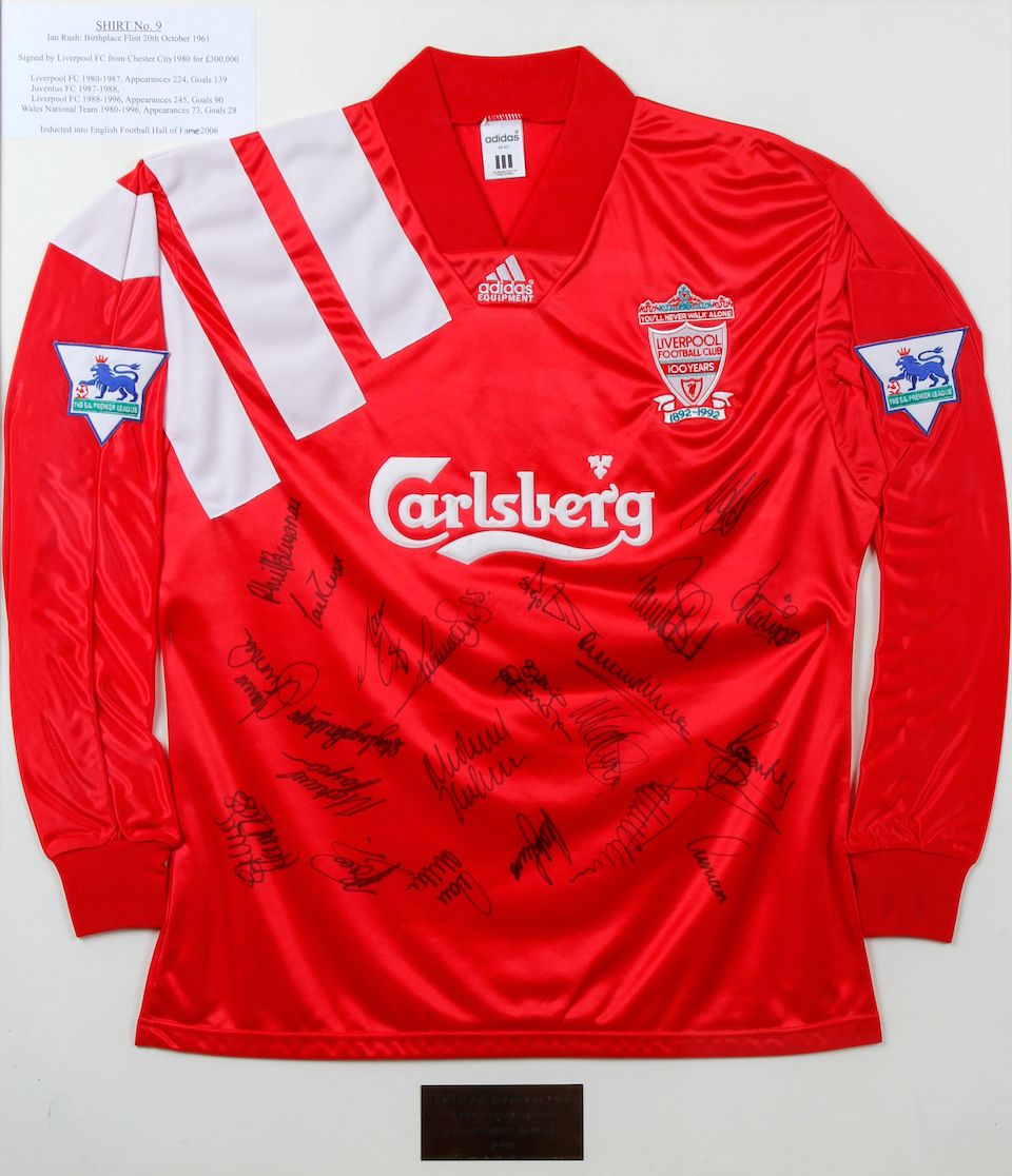 Bonhams A collection of 22 Premier League inaugural season hand