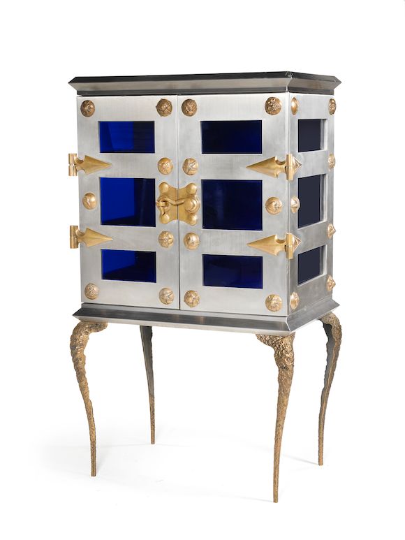 Bonhams : Mark Brazier-Jones Mount Cabinet designed 1994 bronze ...