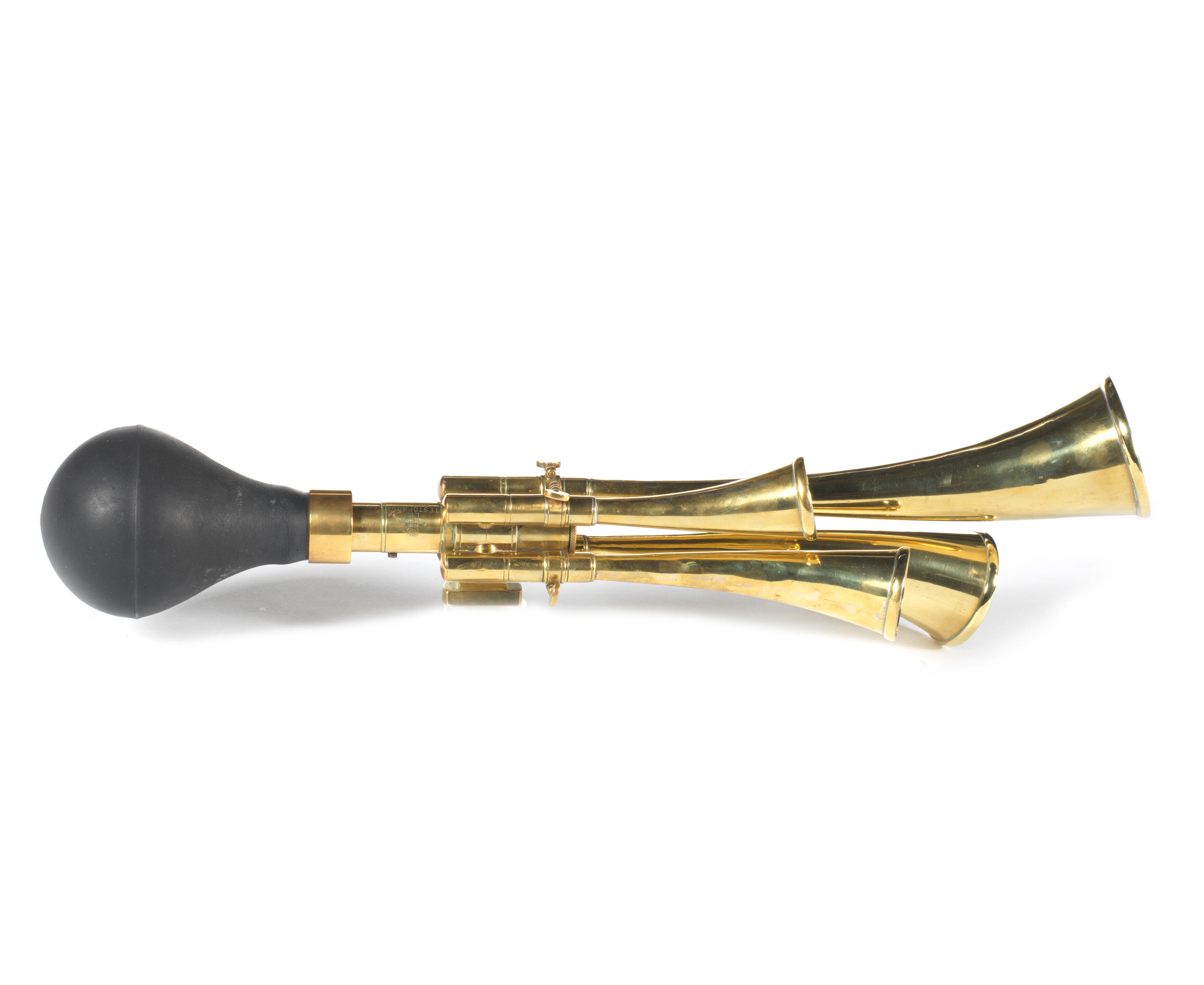 Bonhams Cars A four trumpet 'Le Testophone' bulb horn by Cicca