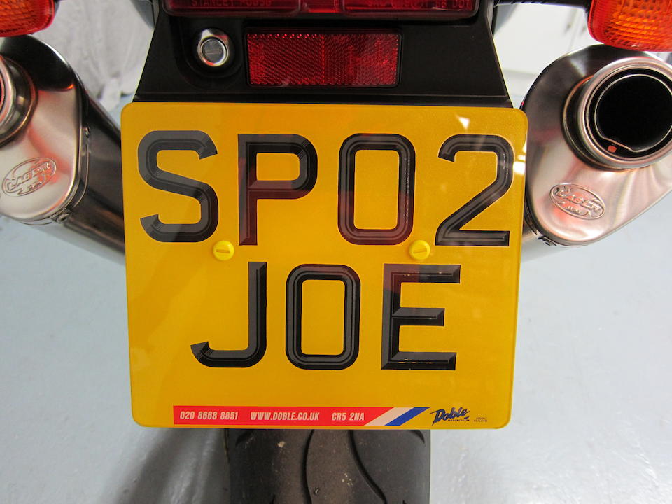 Bonhams : One owner from new,2002 Honda SP-1 Joey Dunlop Commemorative ...