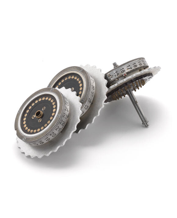 Bonhams A complete trio Enigma machine rotor set, by EtelWerk, 1943,