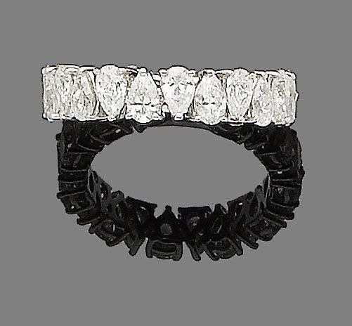 A diamond eternity ring