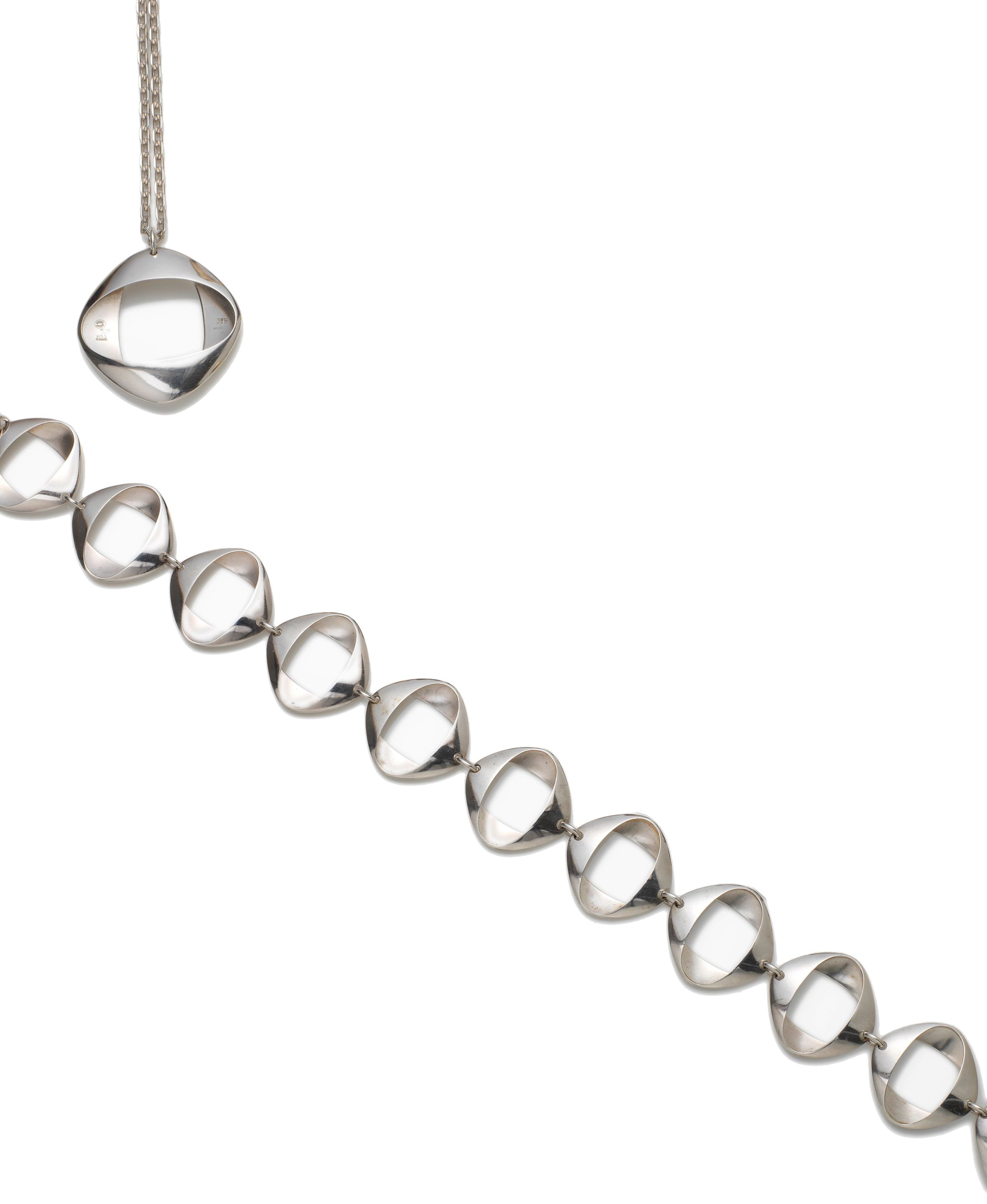 Bonhams Henning Koppel for Georg Jensen a Necklace, Bracelet and