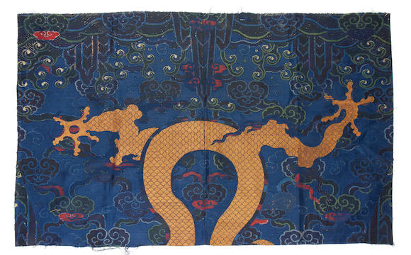 Bonhams : A Group Of Chinese Textiles, Including A Yuan Dynasty Silk 