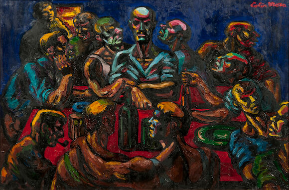 Bonhams : Colin Moss (British, 1914-2005) Study for the last supper