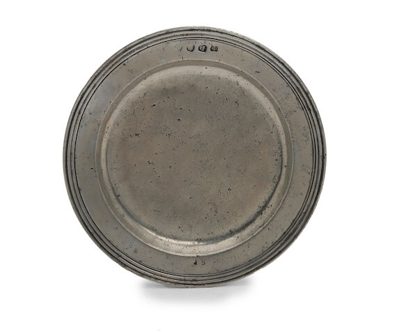 Bonhams : A triple reeded plate, circa 1690