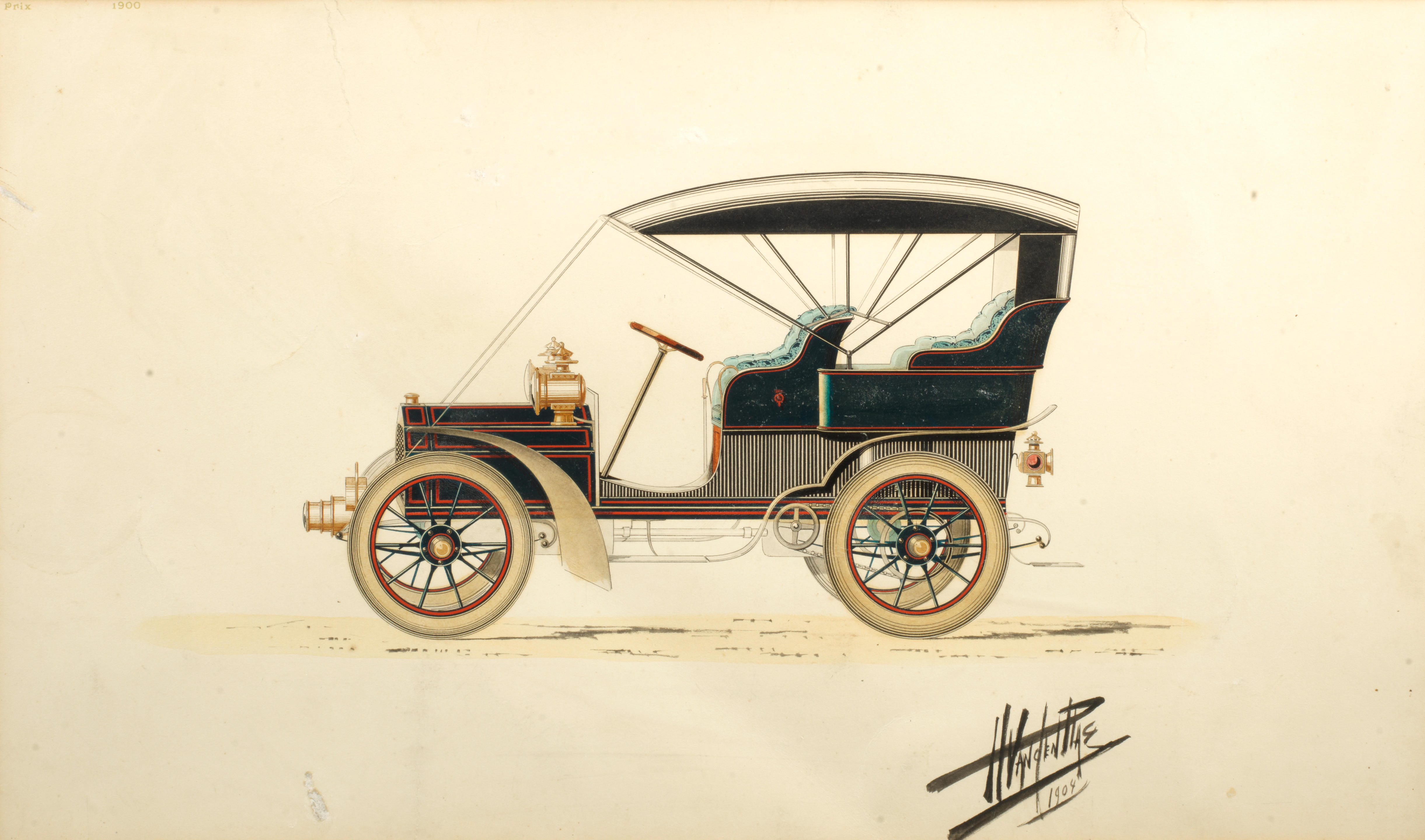 Bonhams Cars : An original Vanden Plas coachwork design, 1904,