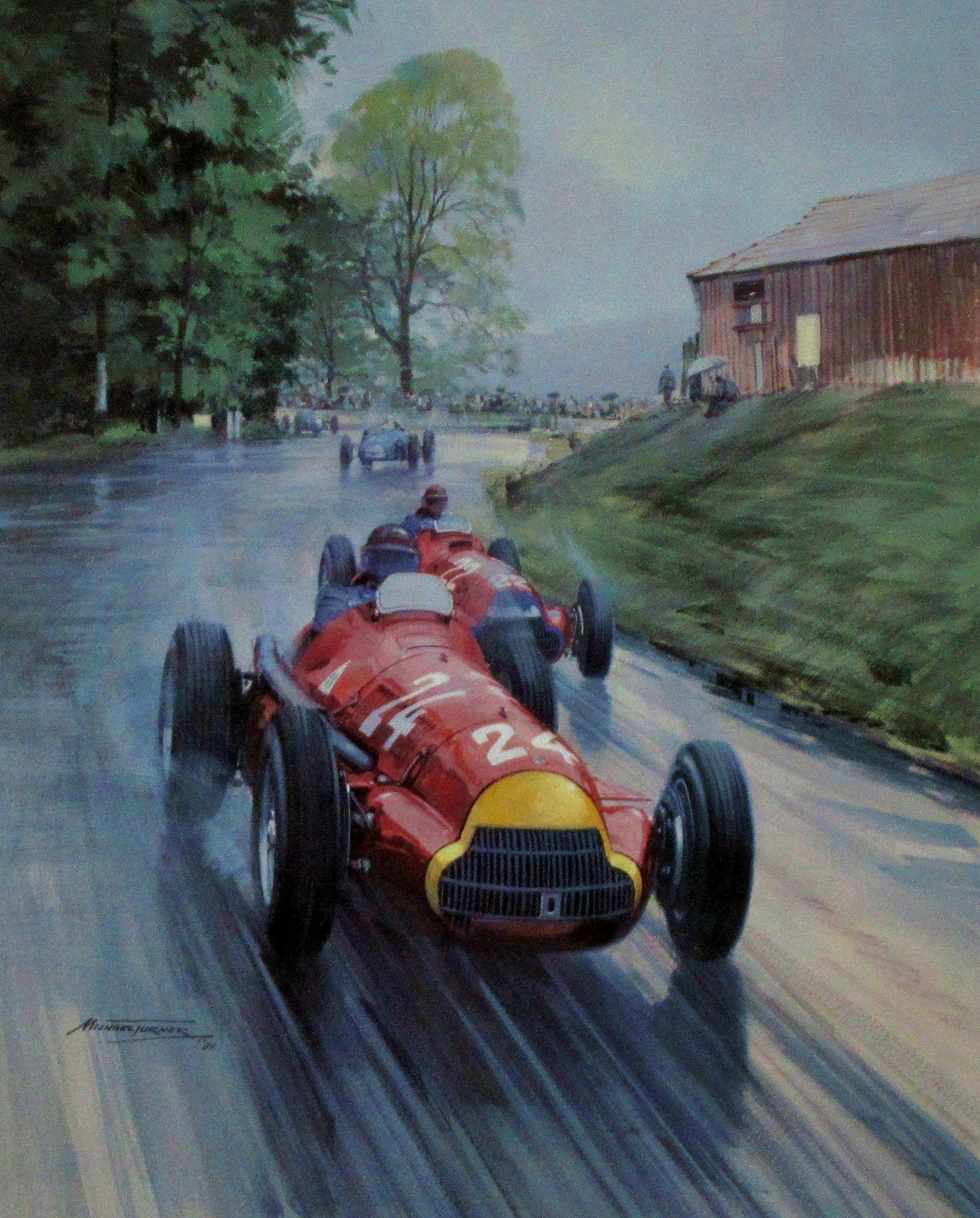 Bonhams Cars : Seven motorsport prints after Michael Turner,