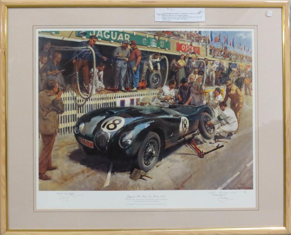 Bonhams : 'The Spirit of Brooklands', a signed limited edition print ...