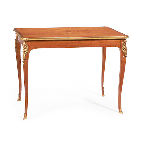 Bonhams : A French late 19th/early 20th century gilt metal mounted ...