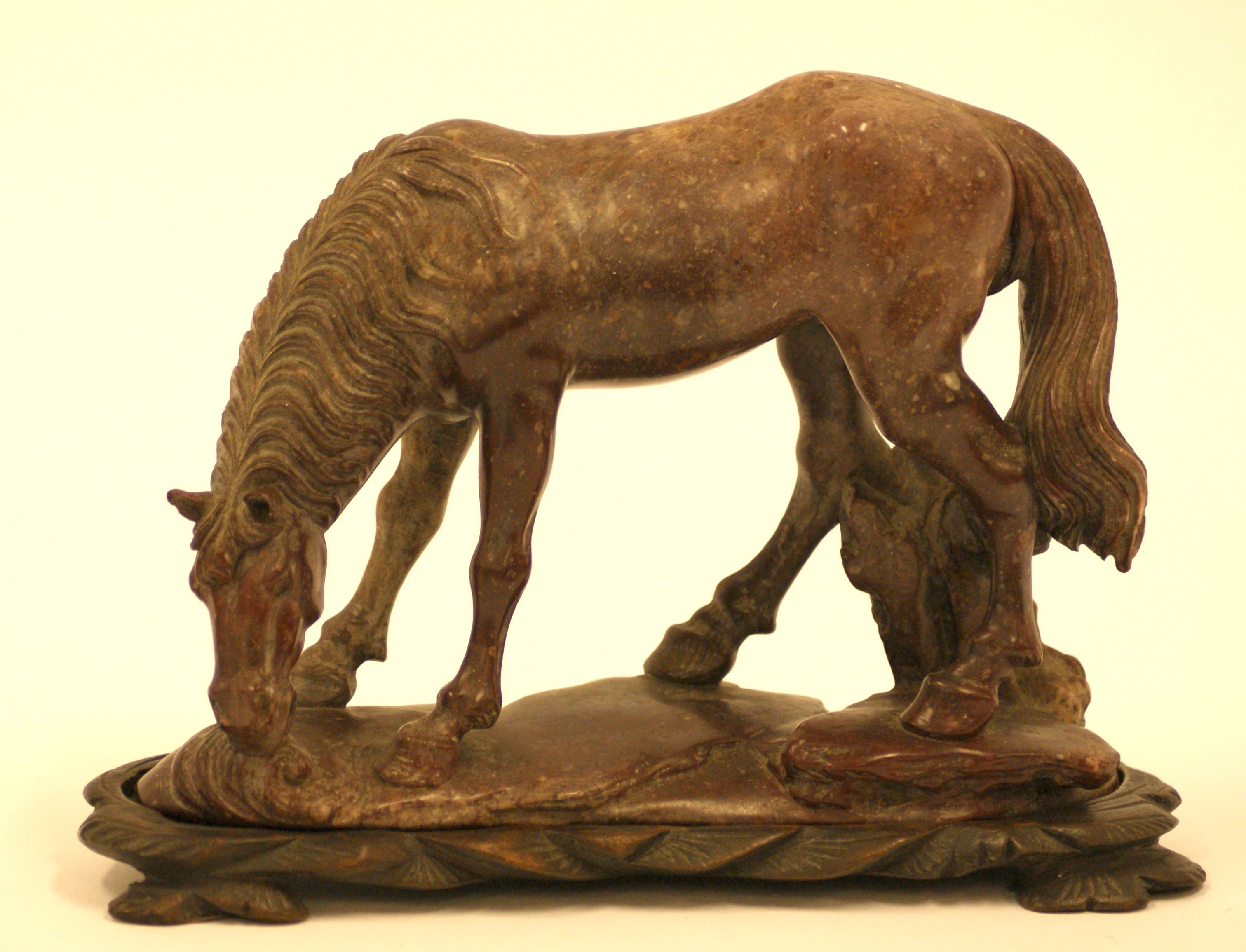 Home Décor Soapstone Horse Carving Rocks & Geodes