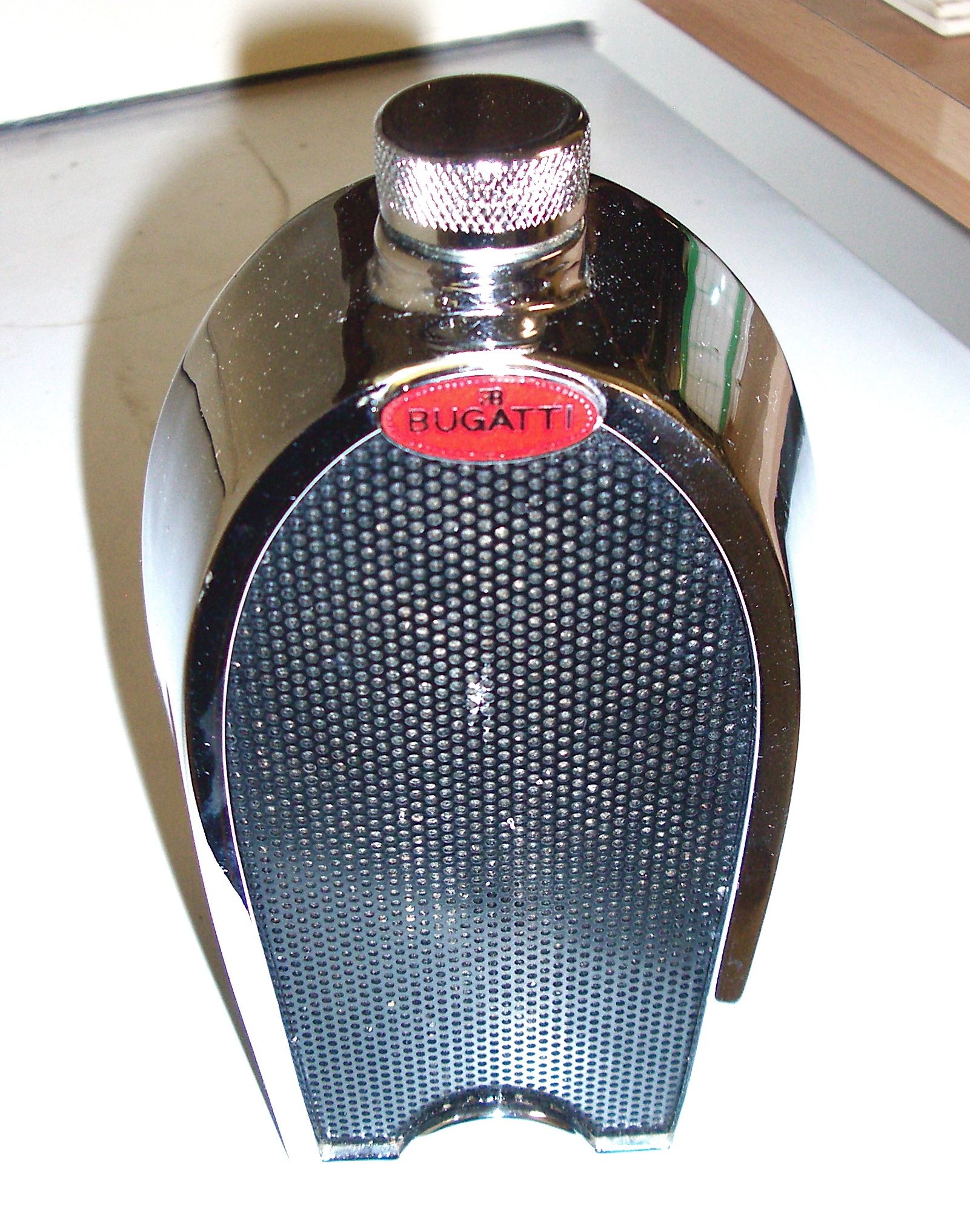 Bonhams Cars : A Bugatti radiator decanter by Ruddspeed,