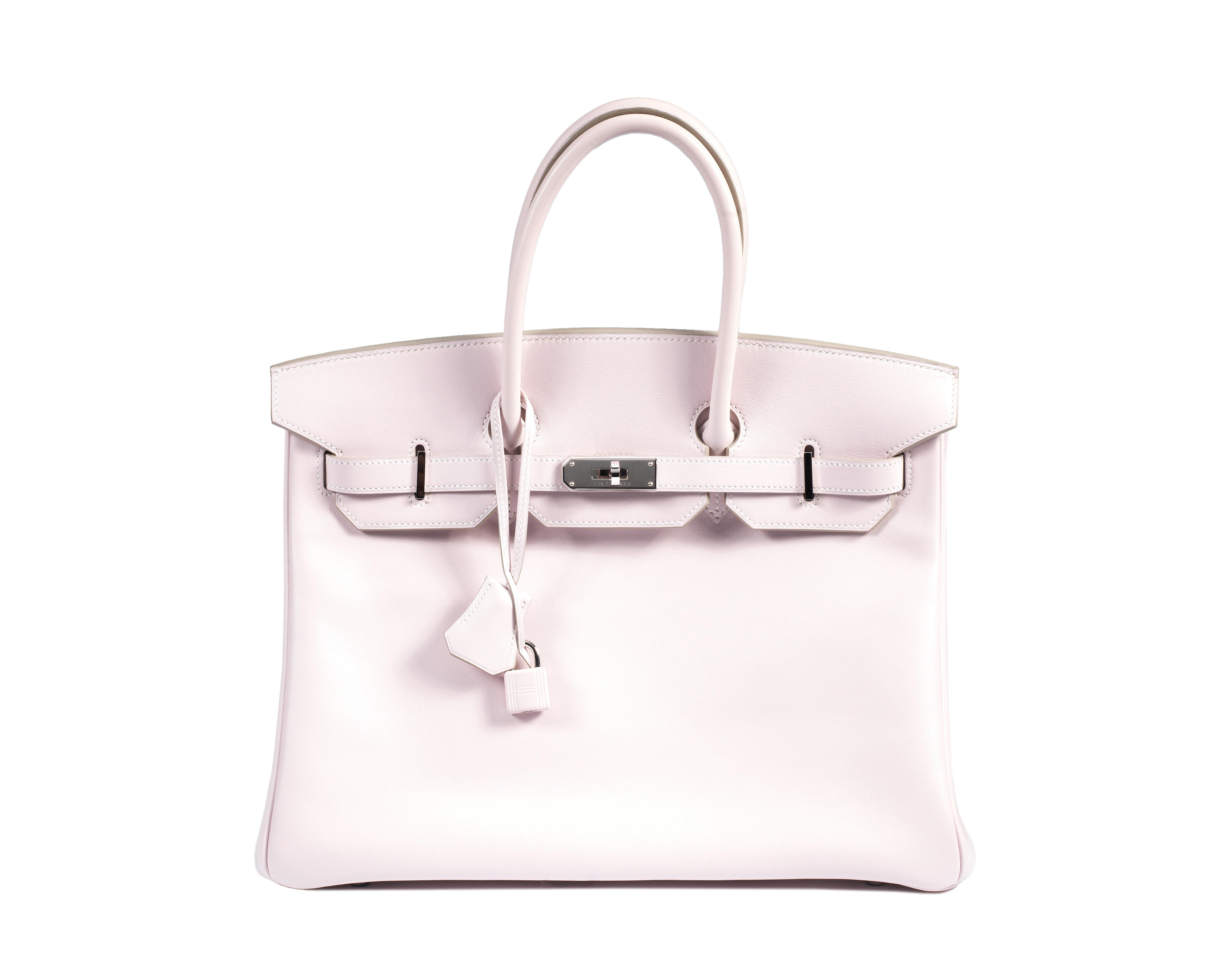 Bonhams : An Hermès pale pink leather Birkin bag, 2008