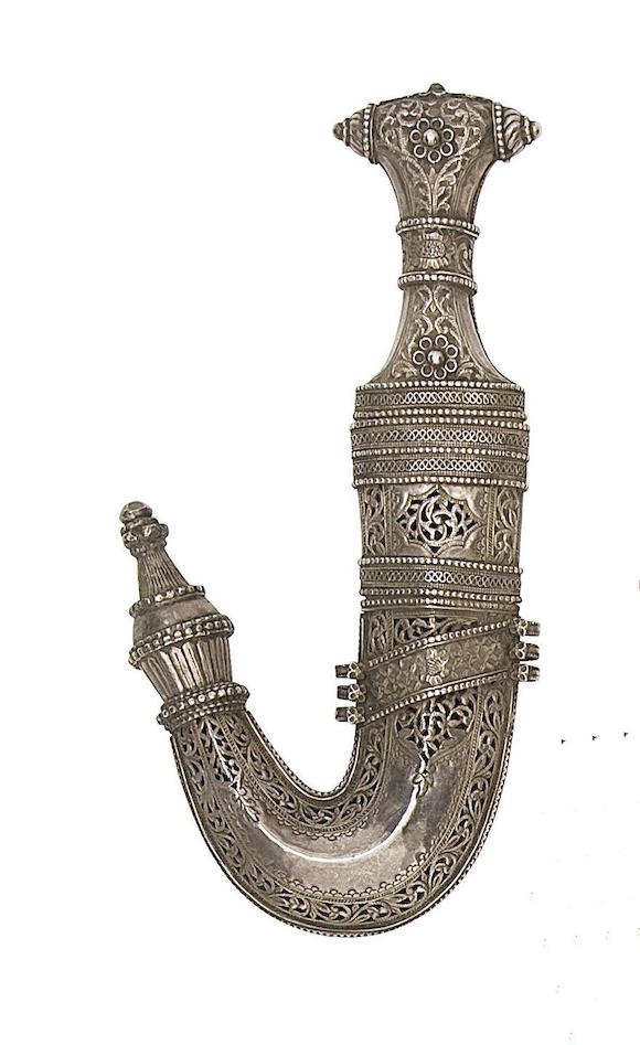 Bonhams : A South Indian Arab Jambiya, And An Arabian (Wahabite) Jambiya