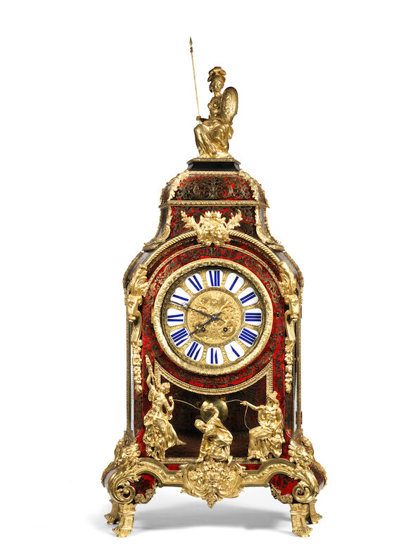 Bonhams : A large 19th century Boulle and ormolu mounted Bracket Clock